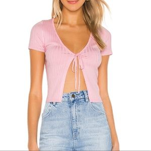SUPERDOWN TIE FRONT TOP